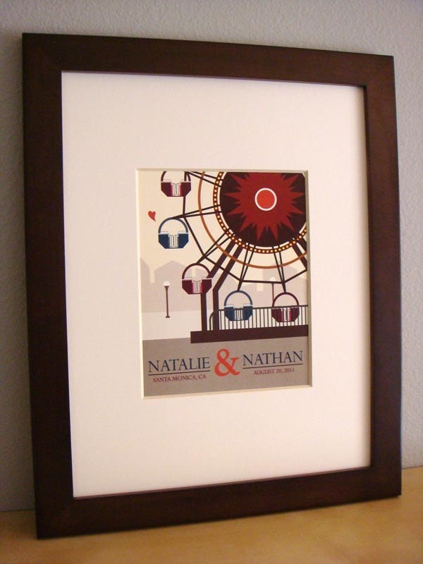 Personalized Ferris Wheel Print