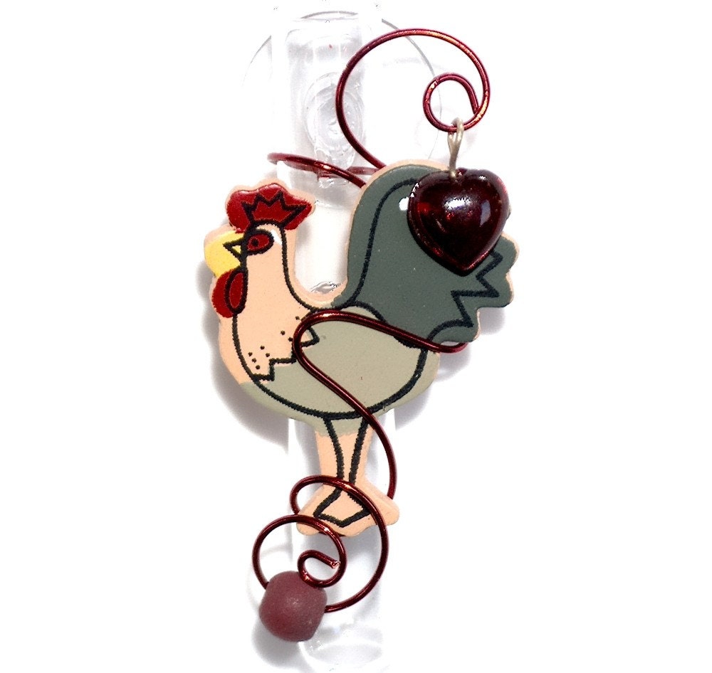 Glass Suction Window Vase w/ suction cup Bud Vases Rooting Vase Rooster