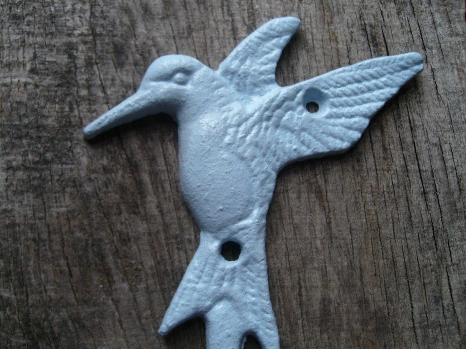 Hummingbird hook, spring sale, cast iron hanger in many colors, for your keys, leash, jewelry, scarves