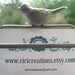 Bird business card holder in NEW color, satin nickel