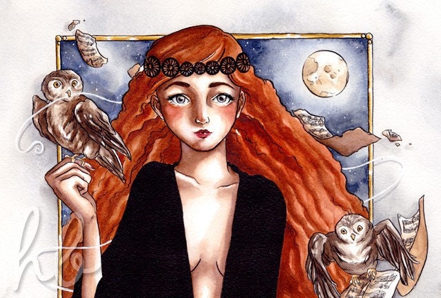 Nocturne - Original Watercolor Painting