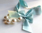 The Carrie Necklace in Robins Egg Blue
