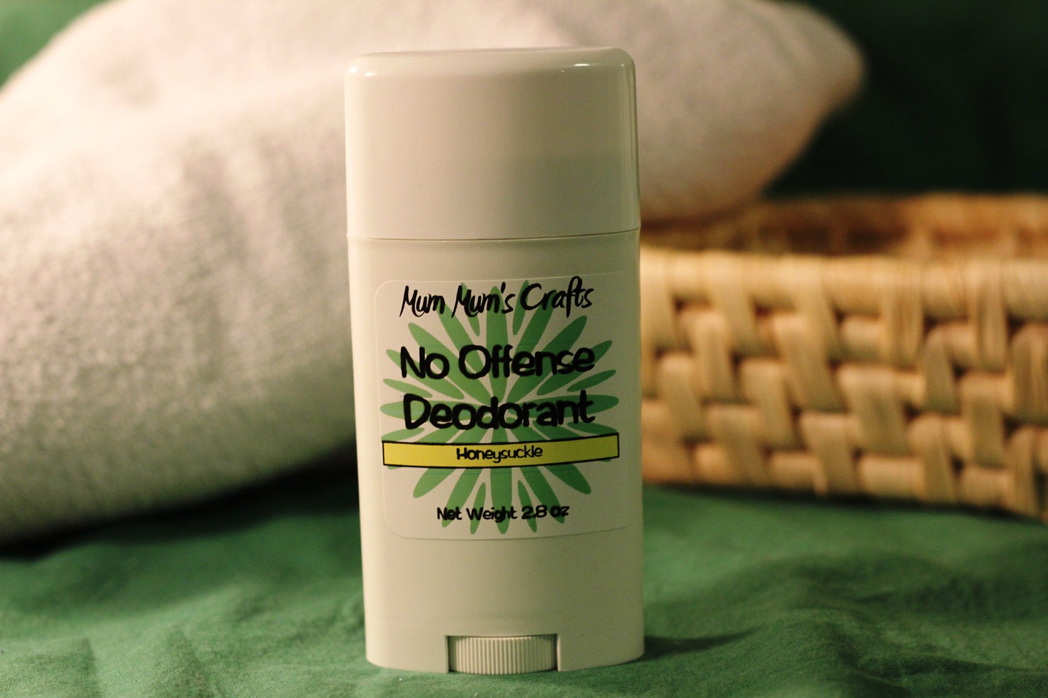 Natural Deodorant - Honeysuckle - Super Soft and Feminine - No Offense Deodorant Mum Mum's Crafts