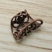 Soft Whispers - Copper Filigree Ear Cuff