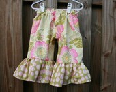 Amy Butler Fresh Poppies Ruffle Pants