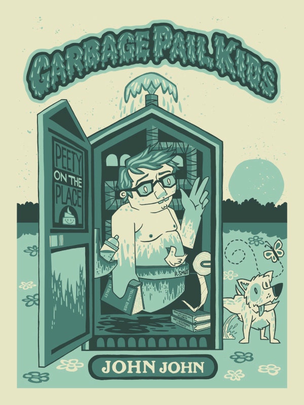 Garbage Pail Kid: John John ArtPrint // 18x24