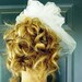 Side-Swirl Birdcage Veil in TULLE