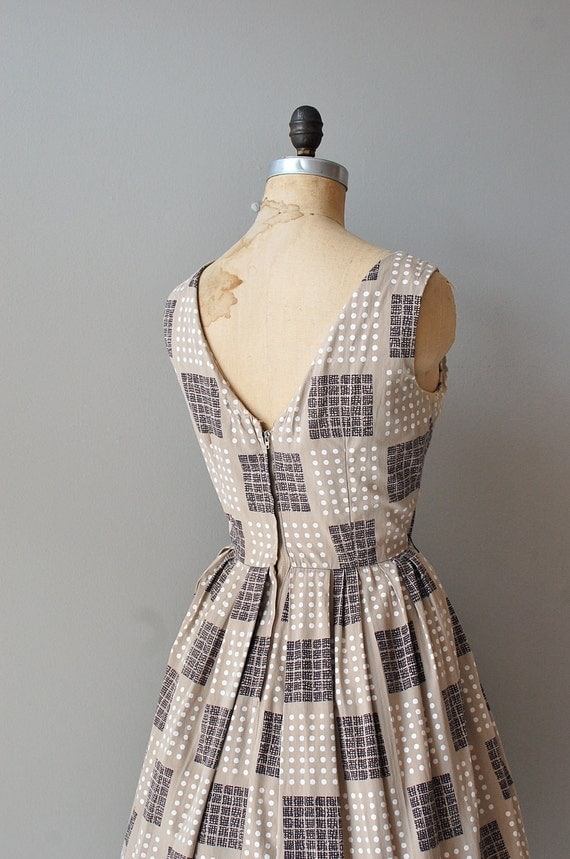 r e s e r v e d...1950s dress / 50s dress / Pattern Sample dress