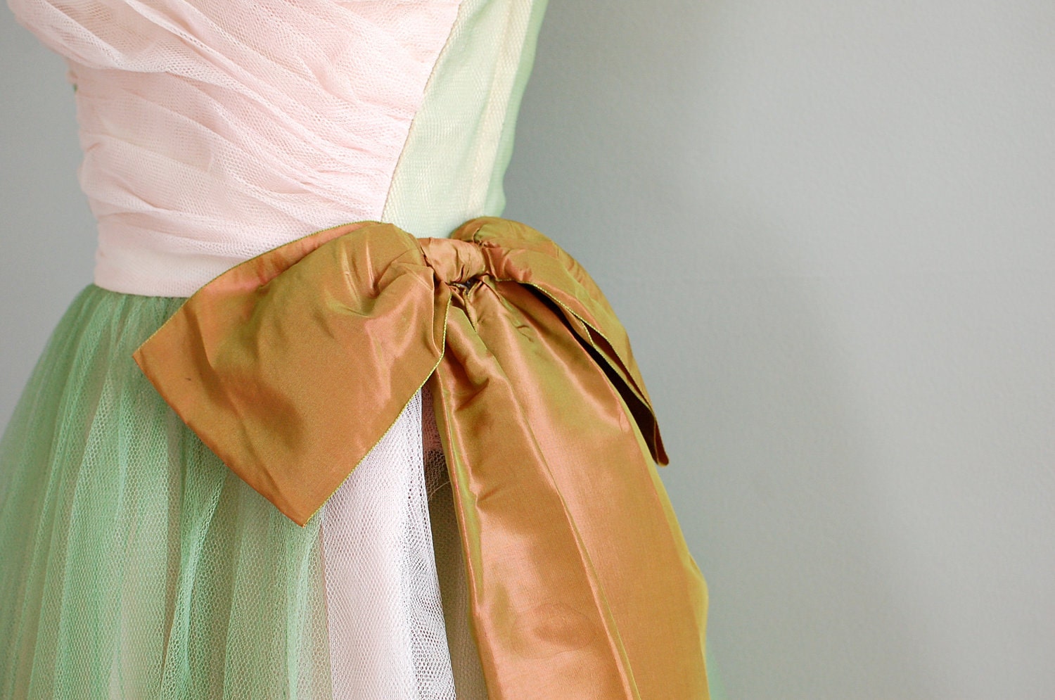 1950s dress / vintage 50s party dress / Fortune's Darling