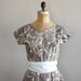 vintage 1950s dress / The Lunar Phases