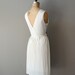 1970s jersey dress / grecian dress / goddess dress