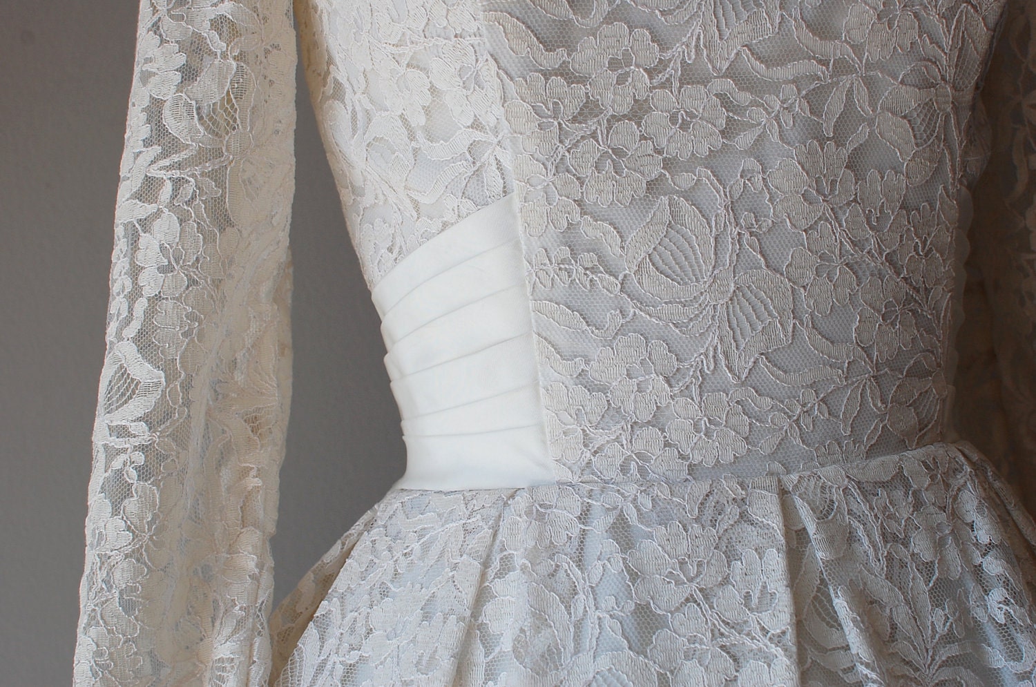 r e s e r v e d...50s lace wedding dress / 1950s wedding dress / That Magic Moment dress