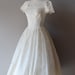 r e s e r v e d...1940s dress / 40s eyelet embroidered dress / Time After Time dress