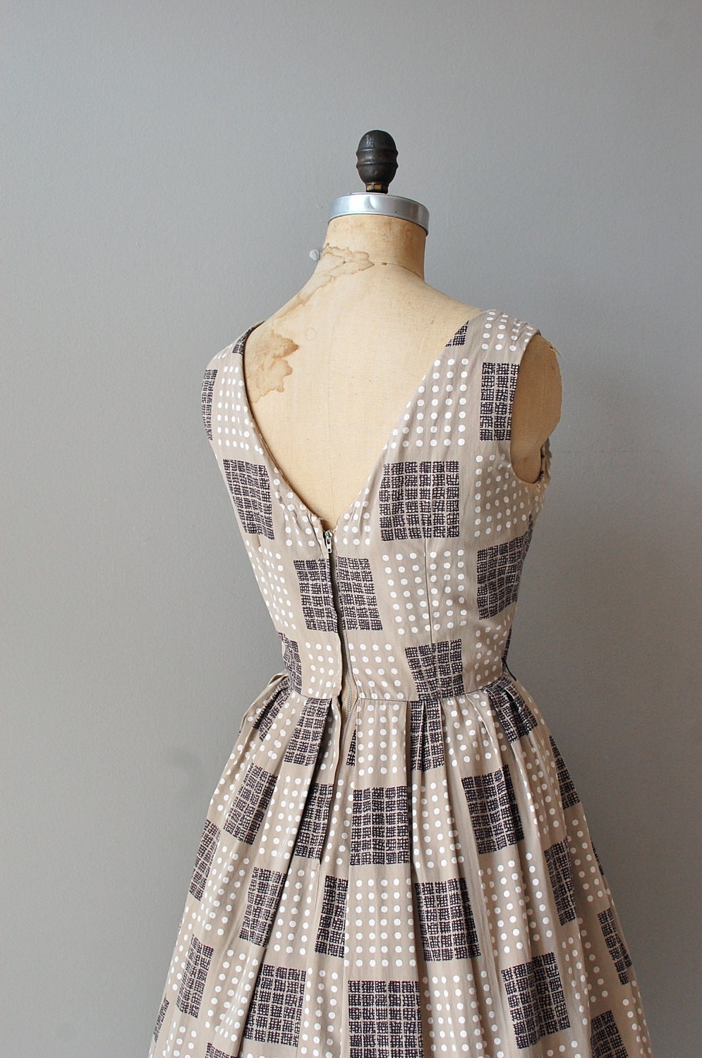 r e s e r v e d...1950s dress / 50s dress / Pattern Sample dress