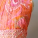 1960s dress / 60s dress / silk floral chiffon / Light the Way