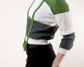 Crop Sweater w/Faux Braids