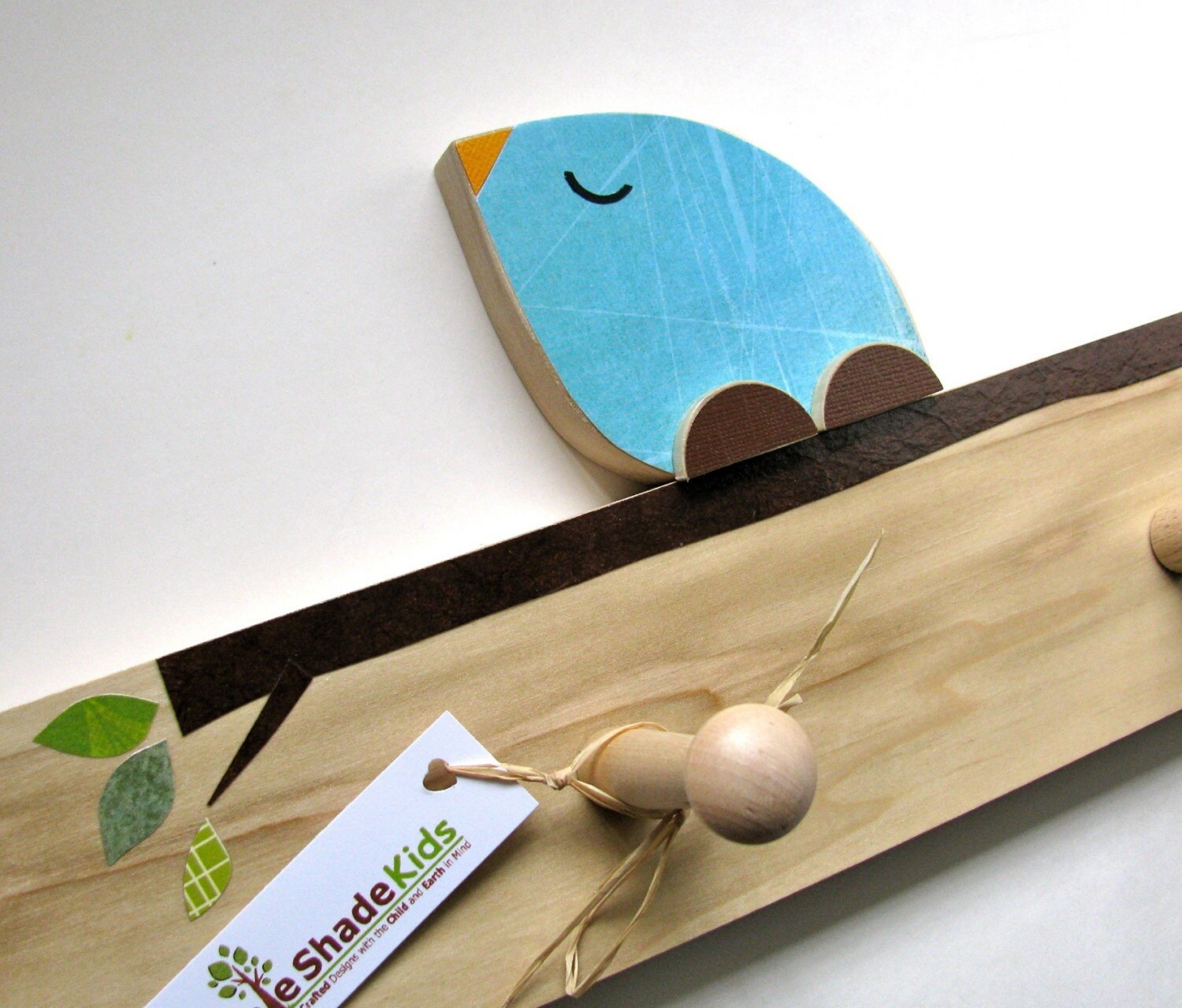 Bluebird Peg Rack- eco-friendly - by Maple Shade Kids