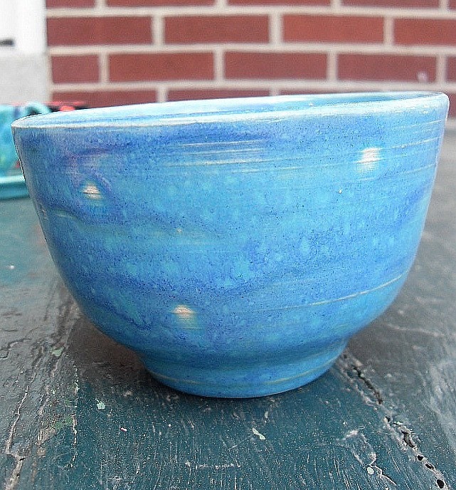 Soft Blue and Turquoise Cup or Bowl