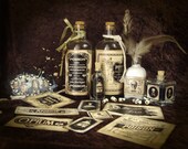 Halloween Apothecary Victorian Poison Labels Part 1 of 3 Stickers