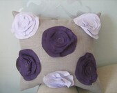 Twilight Garden Rose Pillow