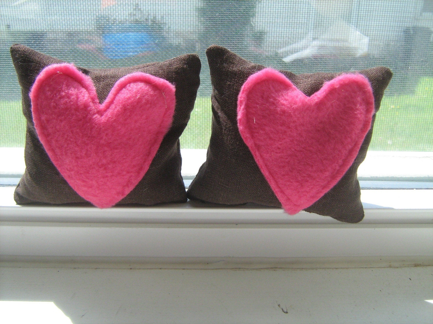 Chocolate Covered Hearts Bean Bag