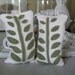 Fern Leaf Bean Bag Bookends