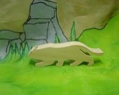 leopard \/ Jaguar  all natural wooden toy