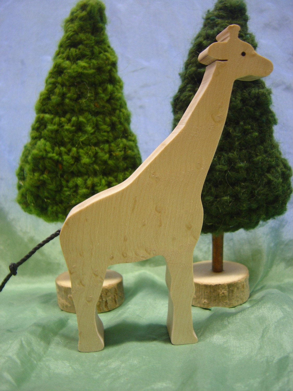 Bird's eye maple toy your choice of  toy animal or figure cut from bird's eye maple