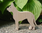 Great Dane wooden toy