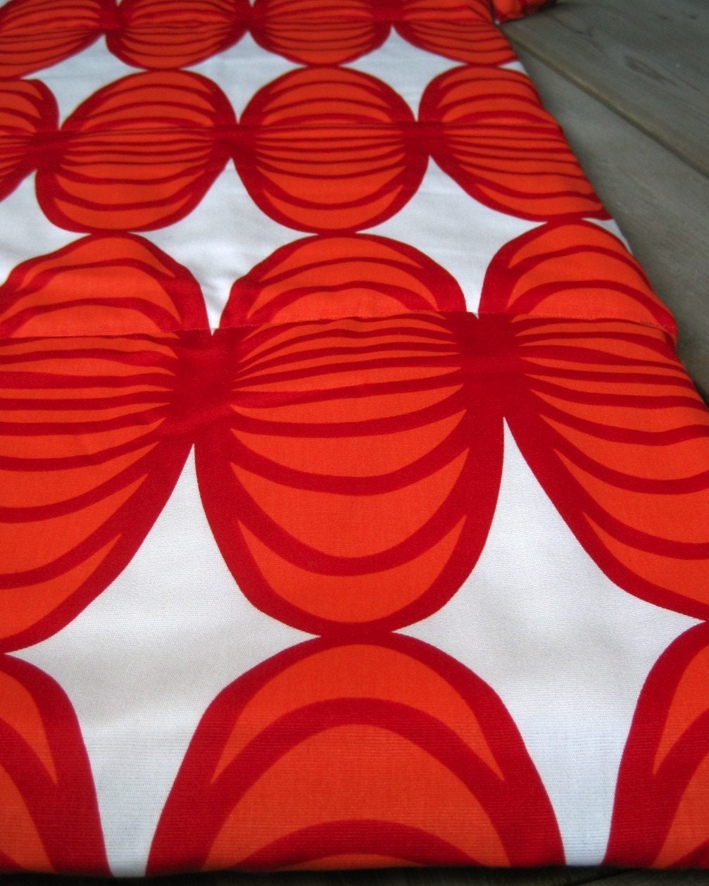 napmat for kids and toddlers / eco friendly mod red and white