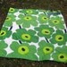 Marimekko PICNIC Blanket - Summer Beach Outdoors Food Blanket in Grass Lime Green Giant Flowers Poppies (Last 1) Wedding Gift Idea