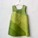 The Stella Dress - Girls Dress in Marimekko Ombre Greens - Modern Color blocks - Toddler Girls Spring Fashion (Ready to Ship in 12 months)