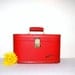 50s Red Train Case
