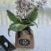Burlap and Chalk Cloth Gift Bag ... Party Favor ... Table Number ... Centerpiece to personalize over and over again