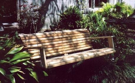 5' Handmade Cypress Porch Swing Swings