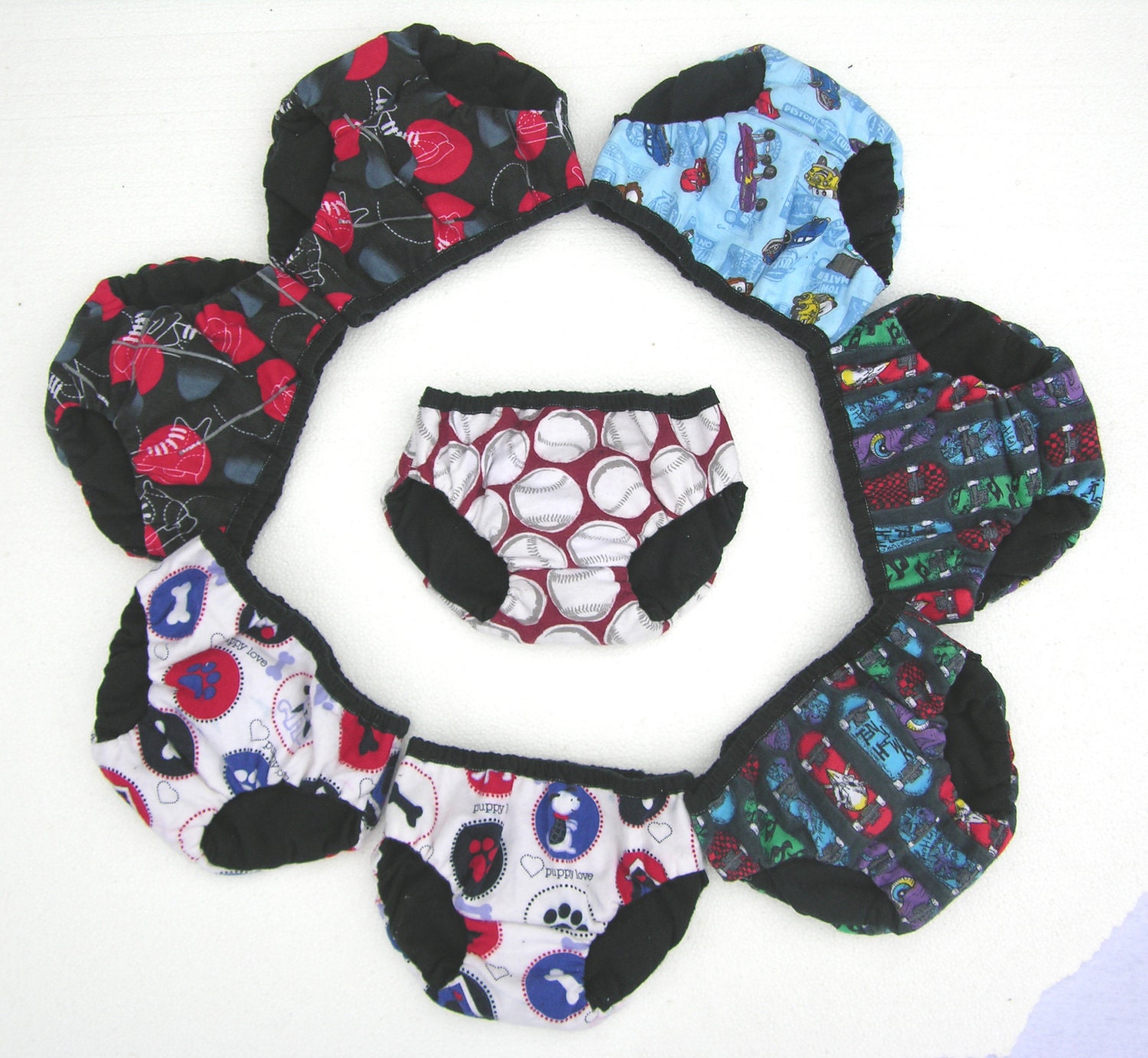DIY PDF Pattern and instruction - Waterproof cloth potty training pants, individual custom fit, custom made