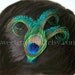 EXCLUSIVE Item and Price - Petit Reverie - Peacock Feather Clip - LAST DAY