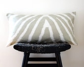 TAN SAFARI Pure Silk Cushion Cover 63 x 34 cm