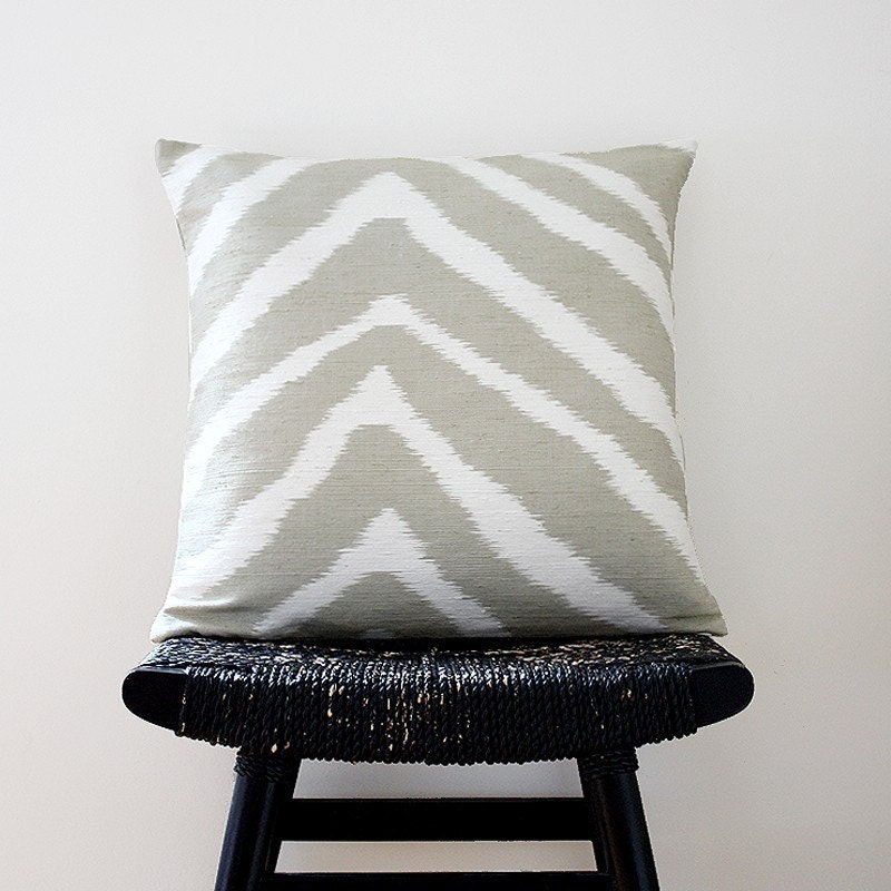 TAN SAFARI Pure Silk Cushion Cover 45 x 45 cm