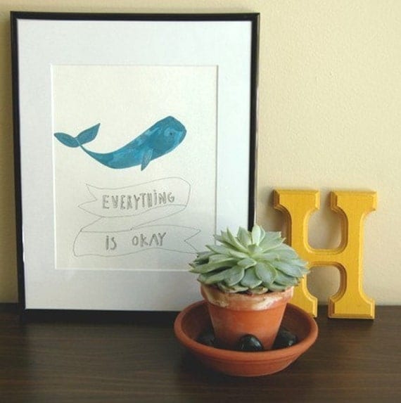 Custom for Silvia, on sale everything is okay print