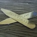 Hand stamped stainless steel collar stays Love you Dad 2.5 inch medium 1mm thick ready to ship