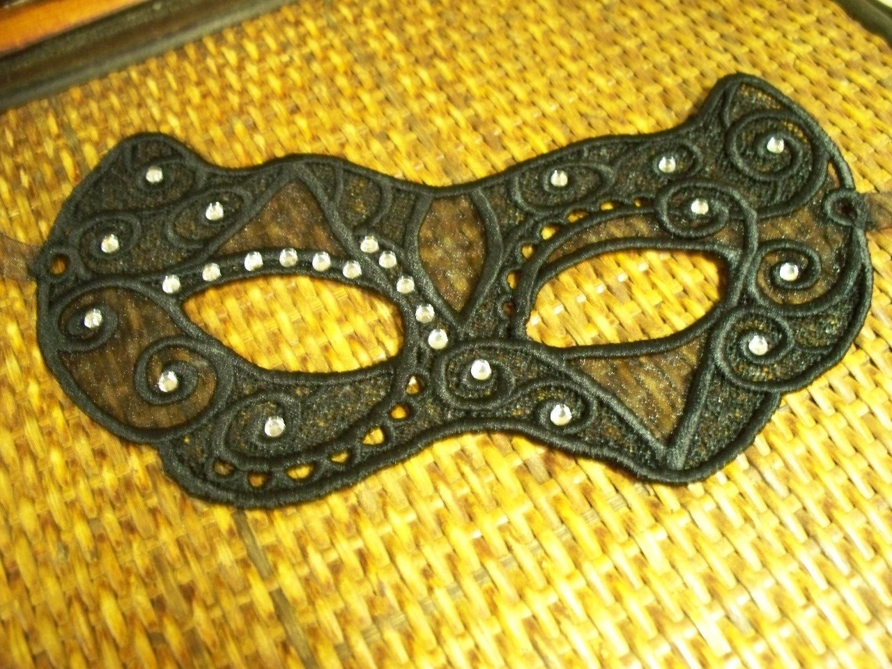 Halloween Black Lace Mask