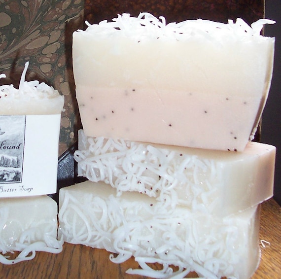 Goats Milk Soap Pomegranate Vanilla Champagne Cocktail Handmade Big 5-6 oz. Bar
