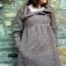 THANKSGIVING SALE solid coffee flannel long arbutina coat- custom