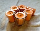 6-pack of Spice Orange 2 ounce Soy Votives