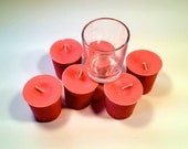 6 Pack Macintosh Peach Soy Votives