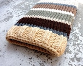 Knitted Macbook Sleeve 13 inch green brown white dudes fall collection