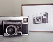Camera Note Card Set - Ten blank cards with Camera drawing