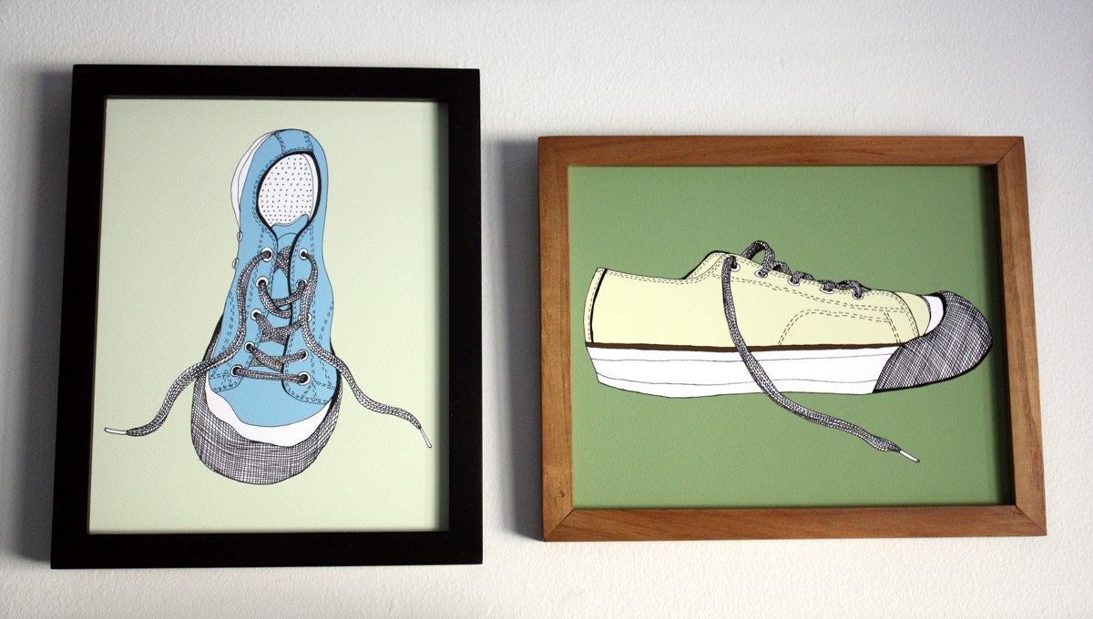 Sneaker in profile - 8x10 print