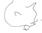 Cat Nap- Ink Drawing